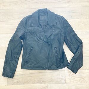 Blank NYC Black Leather Women's Jacket